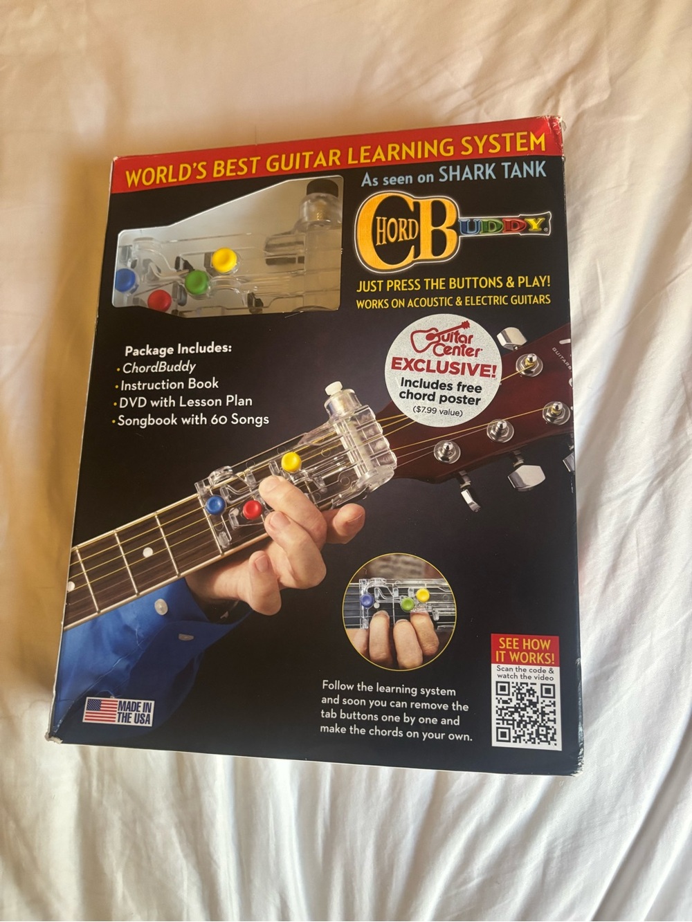 ChordBuddy Guitar Learning System - Shark Tank Edition - Guitar Center Executive